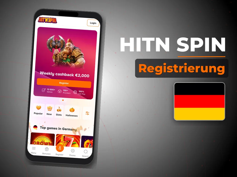 Hitn Spin - Registrierung