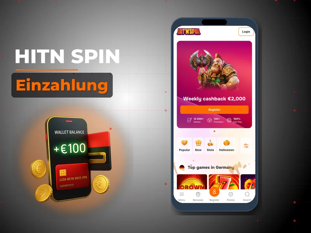 Hitn Spin - Einzahlung