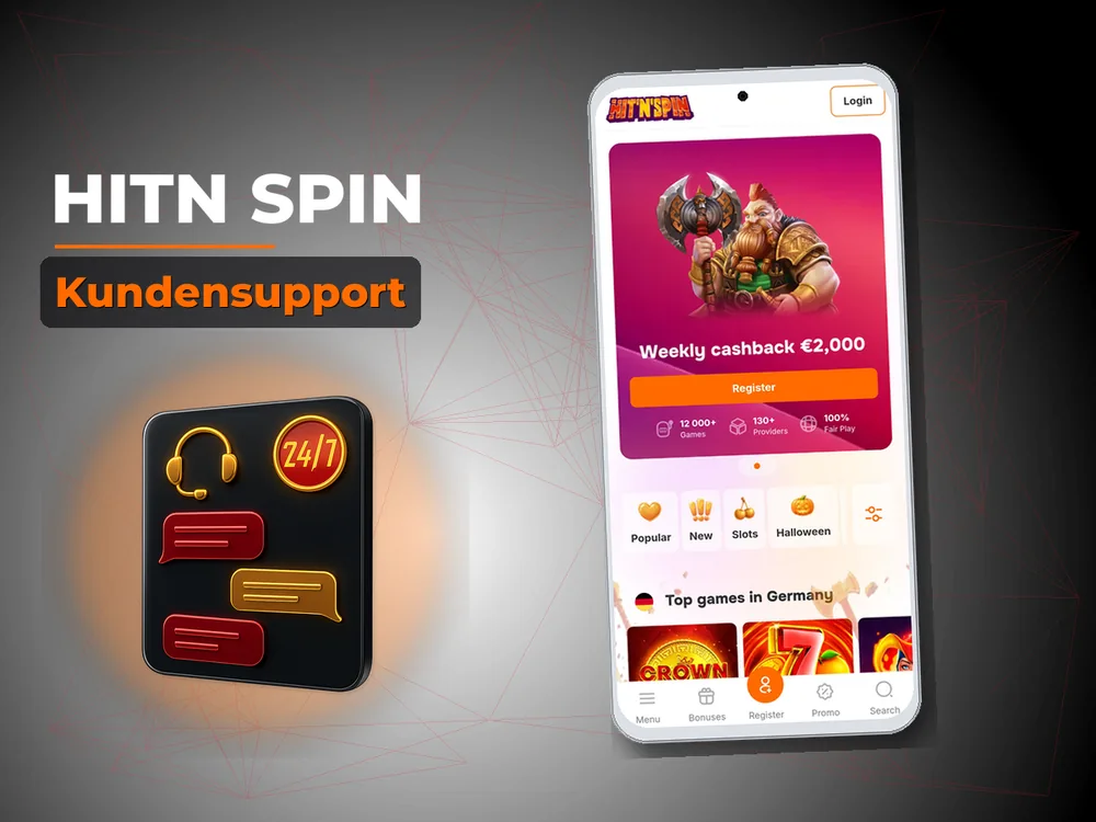 Hitn Spin - Kundensupport
